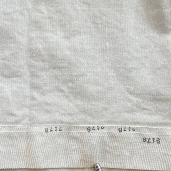 Vintage US NAVY Military Sailor White Long Sleeve Uniform Shirt Stencil Print - Picture 8 of 14